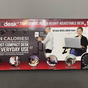 FLEXdesk Transforms Into A Height Adjustable Desk - As Seen On TV 9x10.25x19”